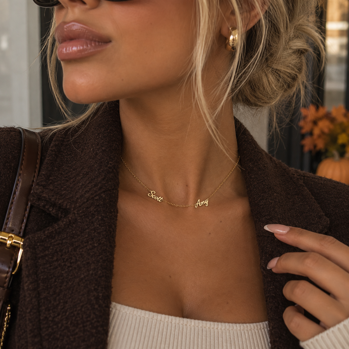 Custom Multi name necklace