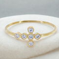 Diana 10KT Gold Cross Ring