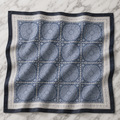 Power in Blue Satin Scarf