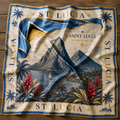 Saint Lucia Satin Scarf