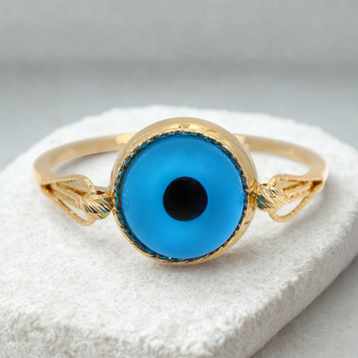Mati of Athena evil eye ring