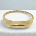 10KT Gold Marquise Signet Ring