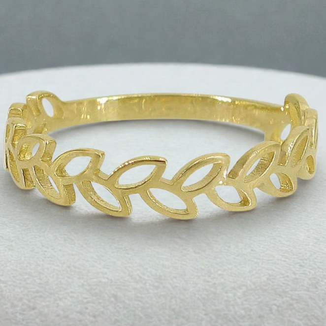 10KT Gold Crown of Athena Ring