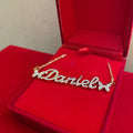 Butterfly Bling Custom Name necklace