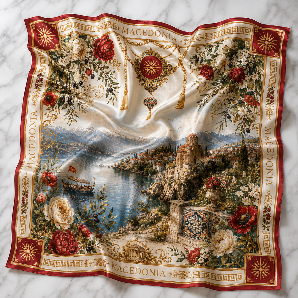Macedonia Satin Scarf