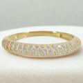 Celine 10KT Gold Cubic Zirconia Ring