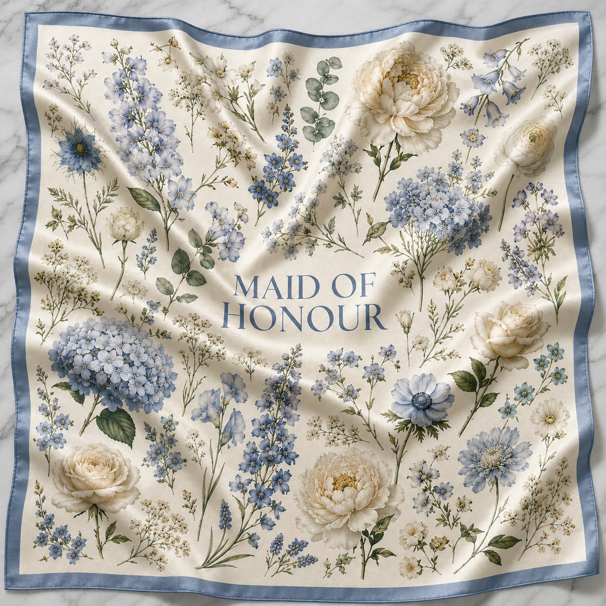 Maid of Honour Luxury Satin Scarf