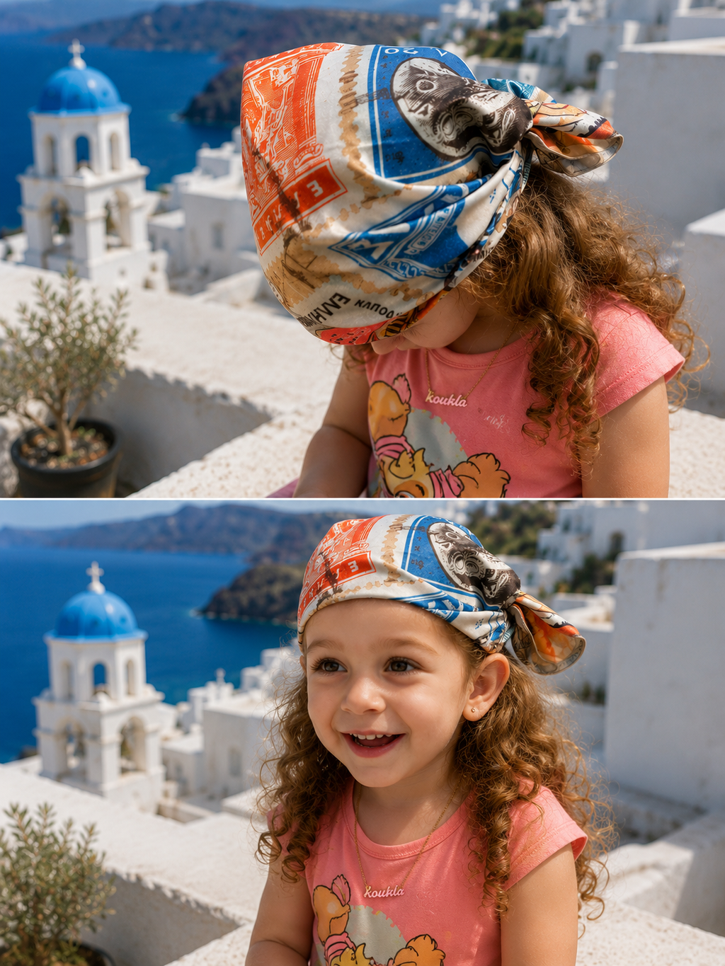 Greek Heritage Greece Vintage Stamp Satin Scarf