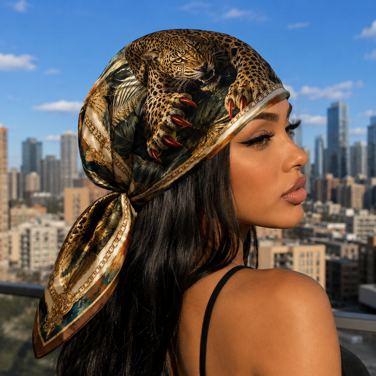Wild Instinct Satin Scarf