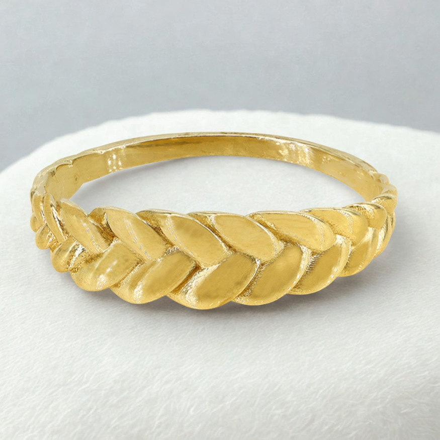 10KT Gold Woven Ring