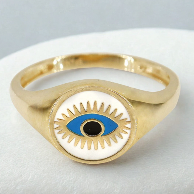 Evil Eye Aura Ring