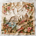 Beautiful Mexico Heritage Satin Scarf