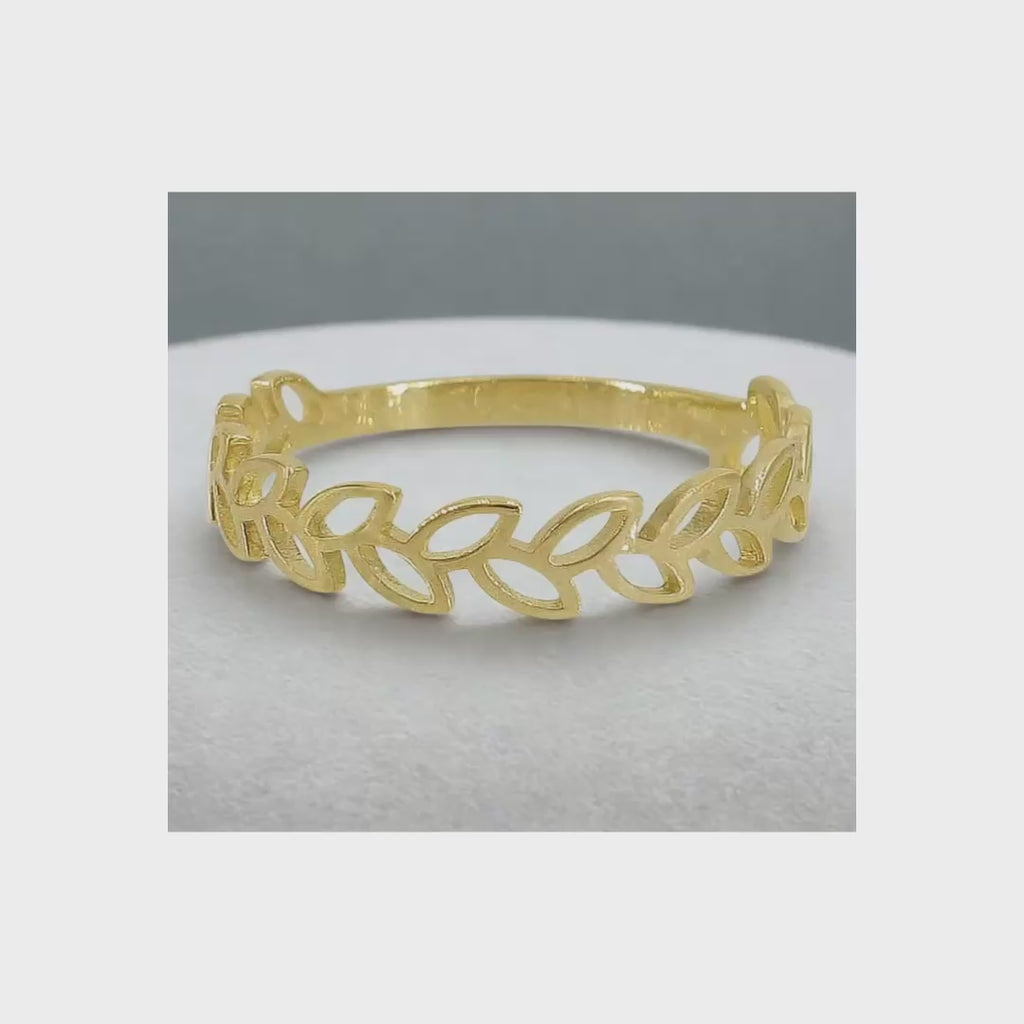 10KT Gold Crown of Athena Ring