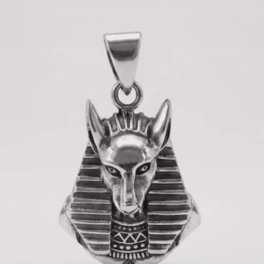 Egyptian Anubis 925 Sterling Silver Pendant
