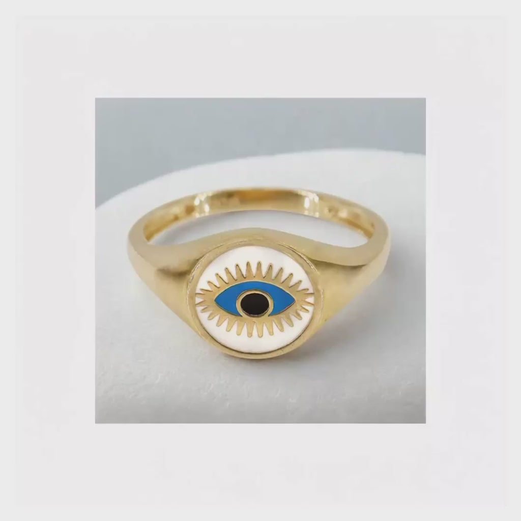 Evil Eye Aura Ring